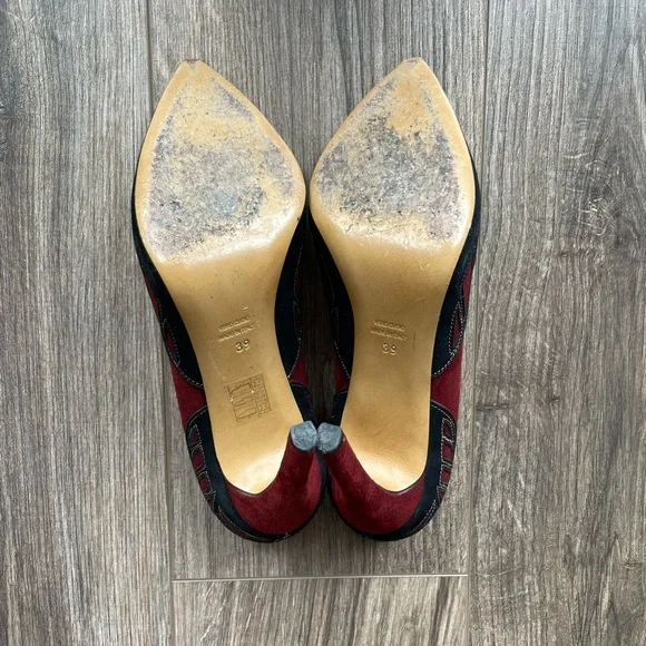 Isabel Marant Bradford Suede Embroidered Pumps | 39 - Picture 10 of 13
